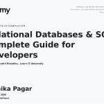 Certificate - Monika Pagar